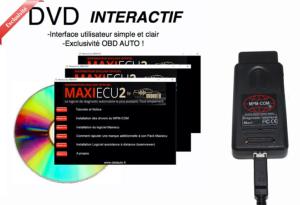  Pack Diagnostic sur mesure !: Interface MPM COM + Logiciel MAXIECU 2 à choisir en français + CD Int