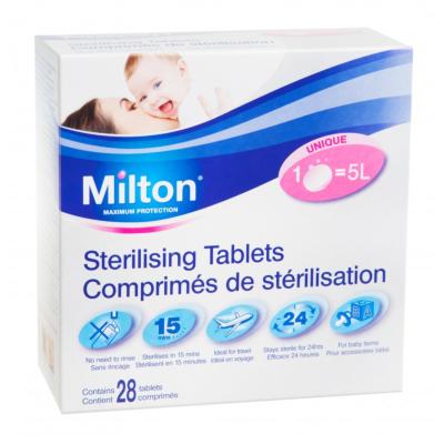 Pastilles de stérilisation pour coupe menstruelle Milton