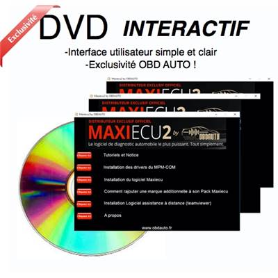 CD d'installation interactif Maxiecu 2 (sans licence)